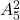 A_{5}^2